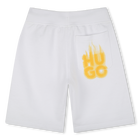 Fleece Bermuda running shorts HUGO 
                    BOY