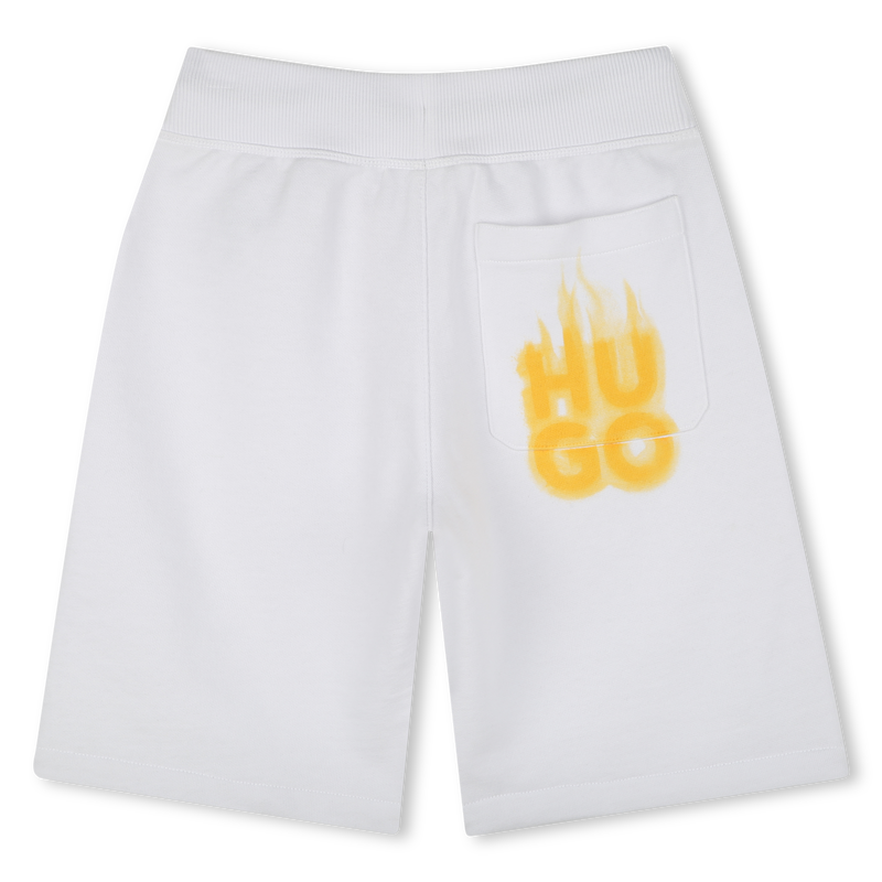 Fleece Bermuda running shorts HUGO 
                        BOY