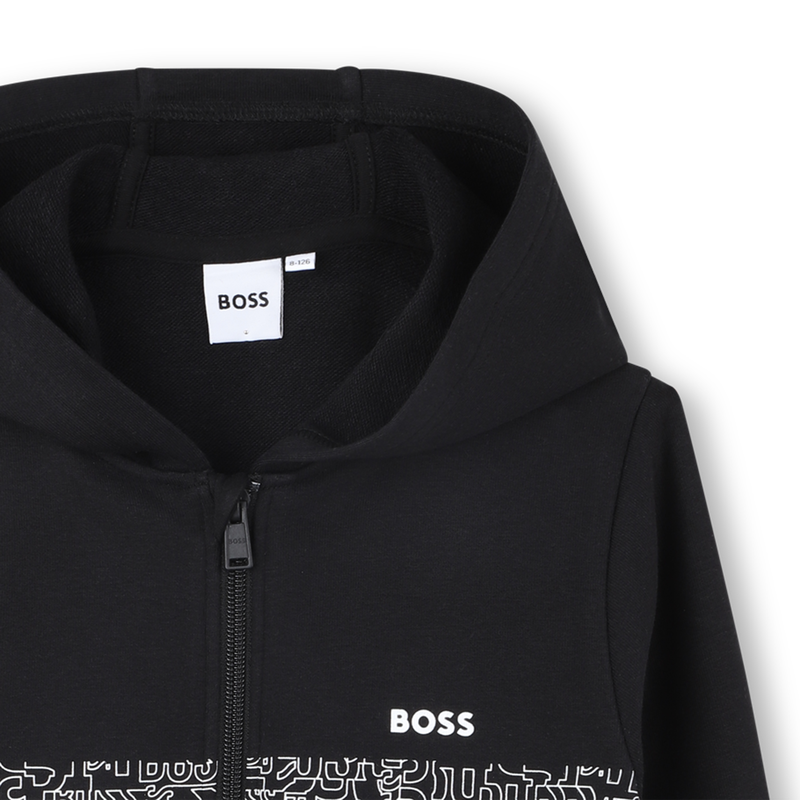 Hooded cardigan BOSS 
                        BOY