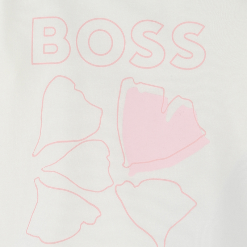 Petal Print T-Shirt BOSS 
                        GIRL