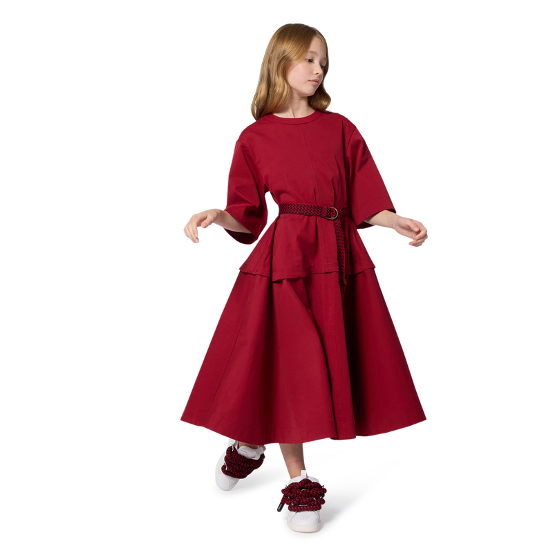 Long cotton dress LANVIN 
                        GIRL