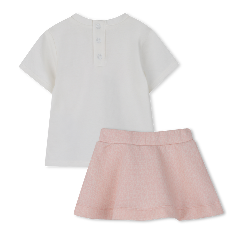 T-SHIRT AND SKIRT SET MICHAEL KORS 
                        GIRL