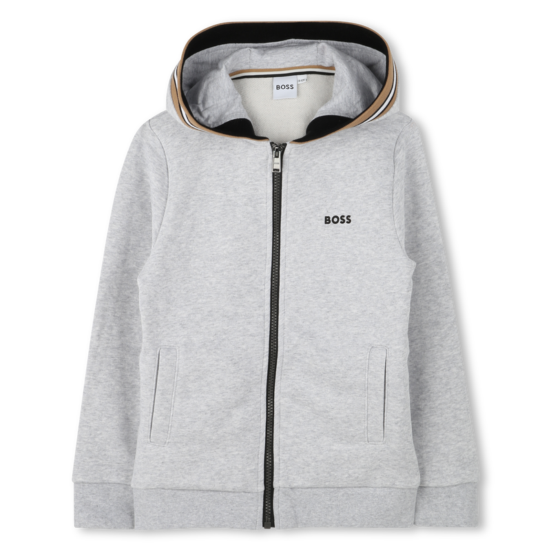 Hooded Zip-Up Cardigan BOSS 
                        BOY