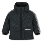 Hooded down jacket KARL LAGERFELD KIDS 
                    BOY