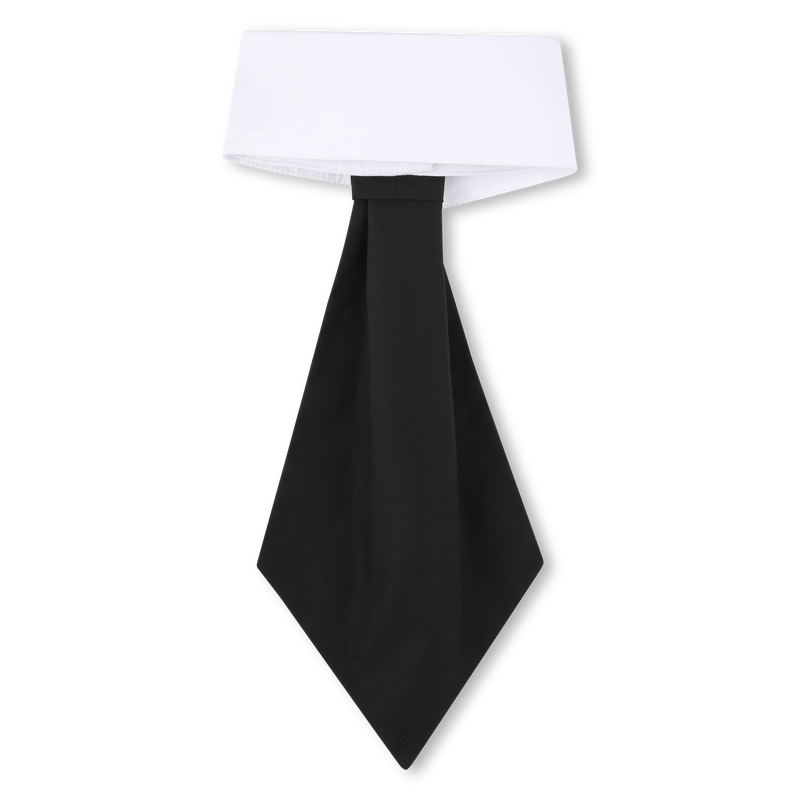 Cotton two-tone tie KARL LAGERFELD KIDS 
                        GIRL