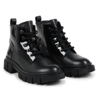Zip-up leather ankle boots DKNY 
                    GIRL