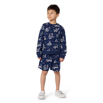 Fleece bermuda shorts KENZO KIDS BOY