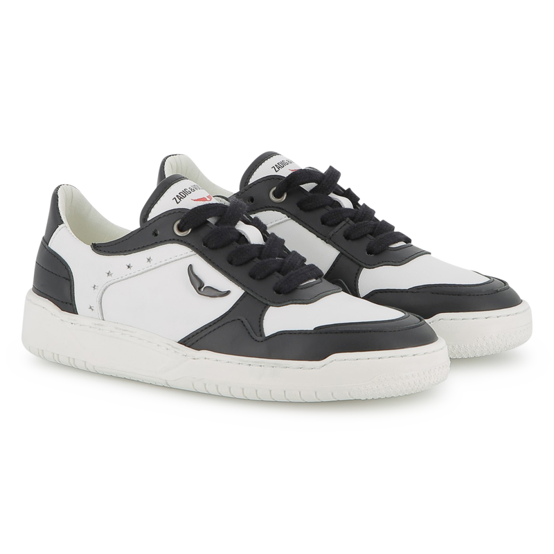 Cowhide leather lace-up sneakers ZADIG & VOLTAIRE 
                        UNISEX