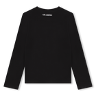 T-shirt with print KARL LAGERFELD KIDS 
                    GIRL