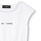 Sleeveless party dress KARL LAGERFELD KIDS 
                    GIRL