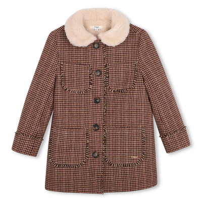 Plaid wool coat CHLOE GIRL