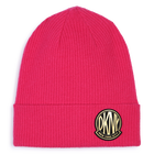 Knitted hat with turn-up cuff, PINK PEP'S, hi-res