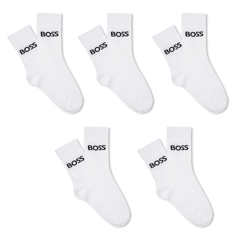 SET OF 5 PAIRS OF SOCKS BOSS 
                        BOY