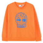 Sweatshirt with logo print, NECTARINE, hi-res