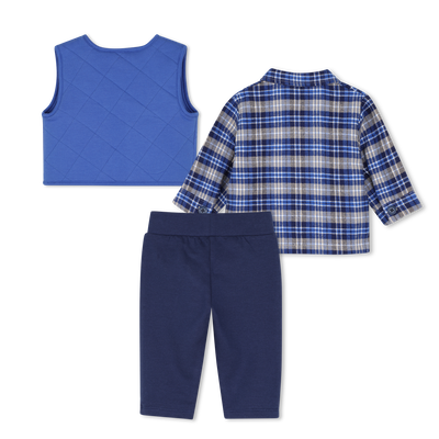 Cardigan, shirt, and trousers set TIMBERLAND BOY