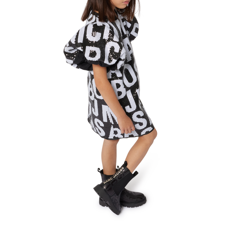 Lined leather bootees MARC JACOBS 
                        GIRL