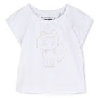 T-shirt and skirt set KARL LAGERFELD KIDS 
                    GIRL