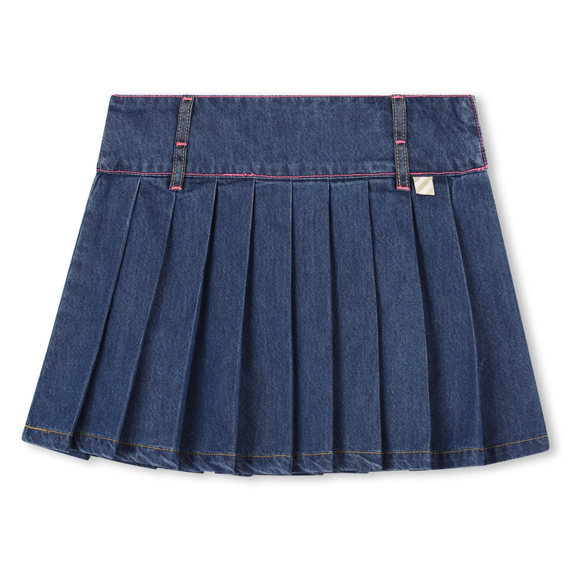 Pleated denim skirt BILLIEBLUSH 
                        GIRL