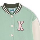 Jogging sweatshirt with zip closure KENZO KIDS 
                    GIRL