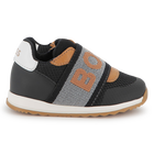 Sneakers with branded elastic BOSS 
                    BOY