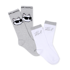 Set of 2 pairs of socks KARL LAGERFELD KIDS 
                    GIRL