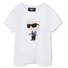 T-shirt with print, WHITE, hi-res