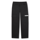 Elasticated waist trousers, BLACK, hi-res