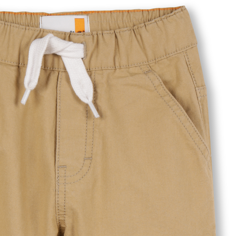 Wide-leg gabardine trousers TIMBERLAND 
                        BOY