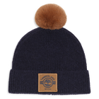 Knitted beanie, NAVY, hi-res