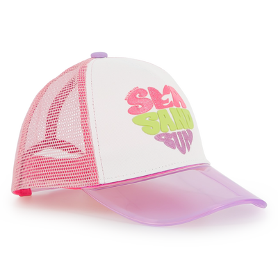 CAP WITH TRANSPARENT VISOR BILLIEBLUSH GIRL