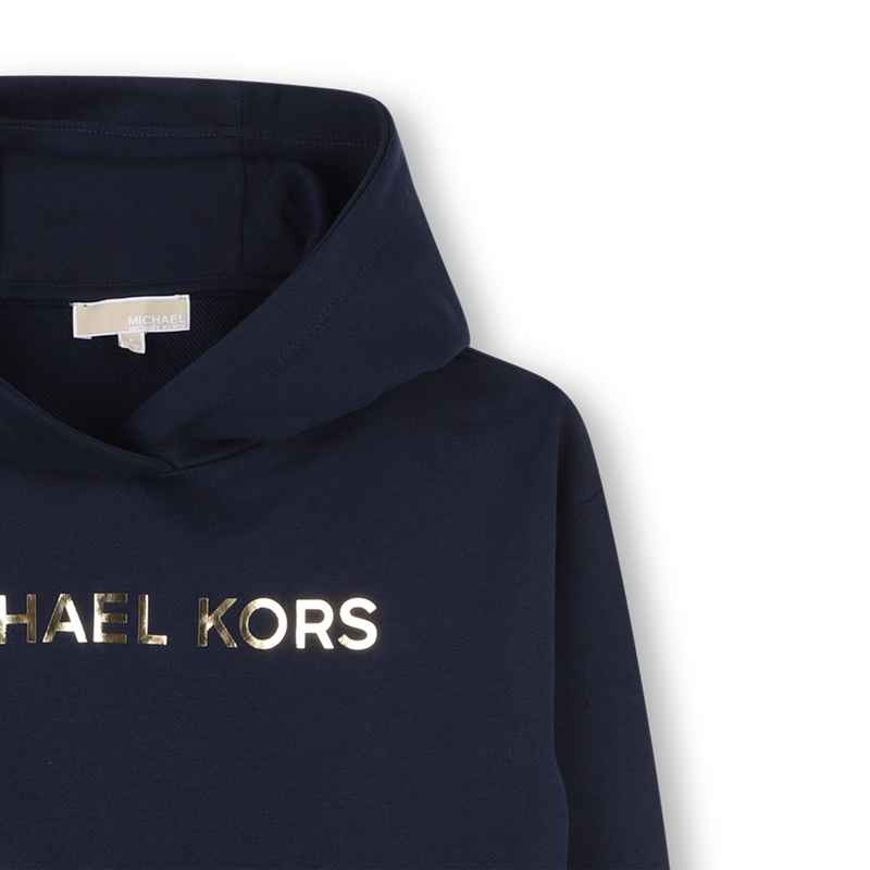 Fleece hooded dress MICHAEL KORS 
                        GIRL