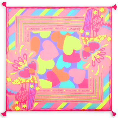 Printed square scarf BILLIEBLUSH GIRL