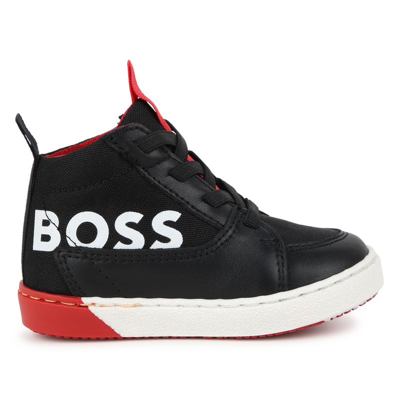 Hook-and-loop lace-up trainers BOSS 
                        BOY