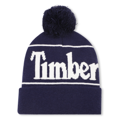 Jacquard pompom knitted hat TIMBERLAND BOY