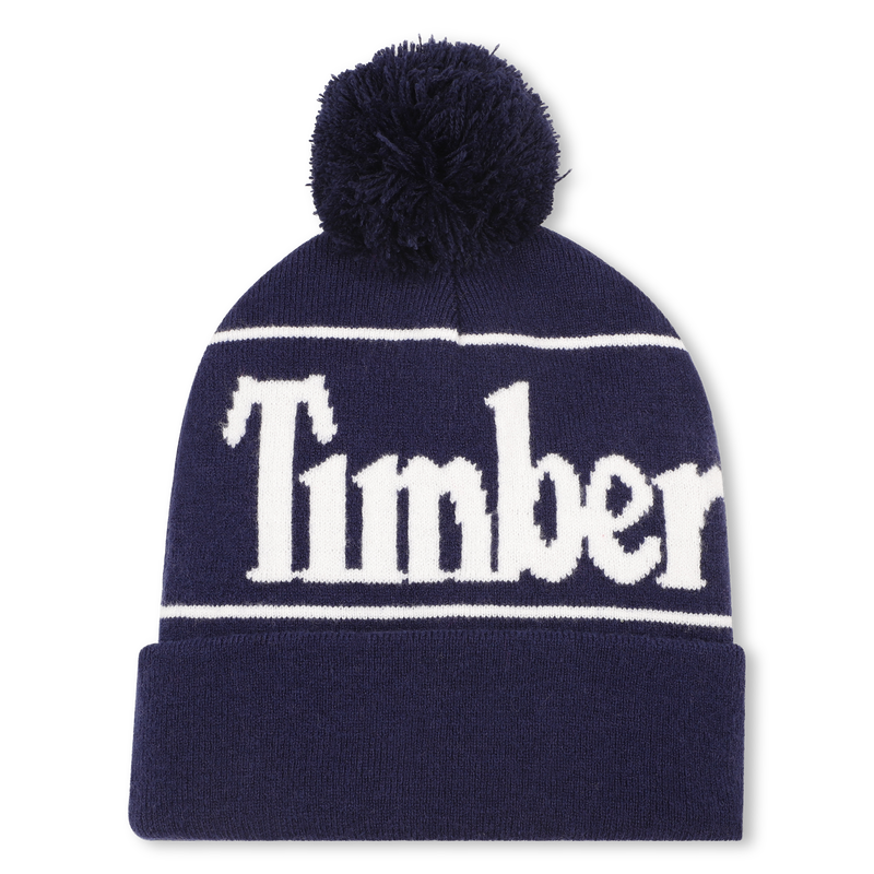 Jacquard pompom knitted hat TIMBERLAND 
                        BOY