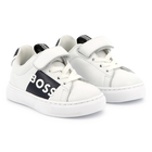 Lace-up leather trainers BOSS 
                    BOY