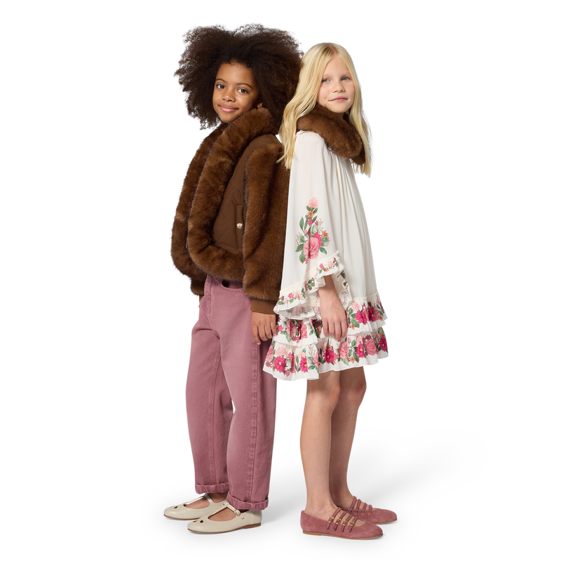 Fuzzy fleece collar CHLOE 
                        GIRL