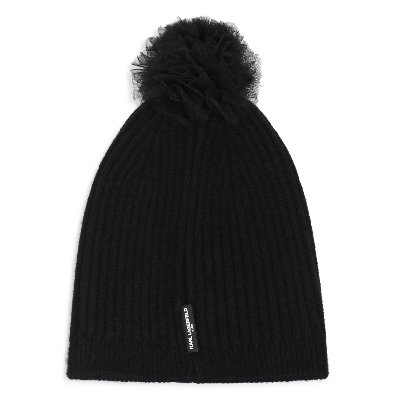 Knitted beanie KARL LAGERFELD KIDS 
                        GIRL