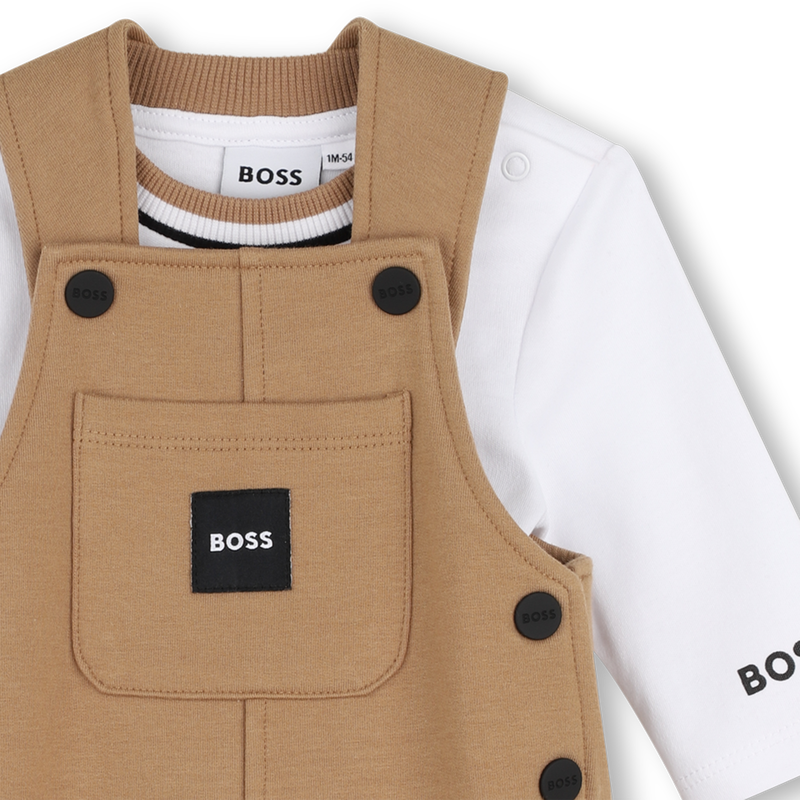 Dungaree and t-shirt set BOSS 
                        BOY