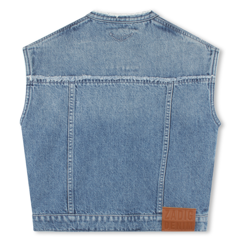 Sleeveless denim jacket ZADIG & VOLTAIRE 
                        GIRL