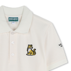 Short-sleeved cotton polo KENZO KIDS 
                    UNISEX