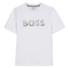 Short-sleeved T-shirt, WHITE, hi-res