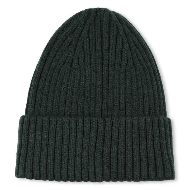 Knitted badge hat with logo TIMBERLAND 
                        BOY