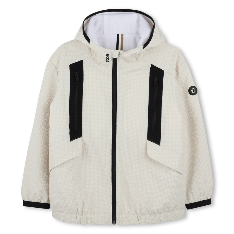Zip-up hooded windbreaker BOSS 
                        BOY