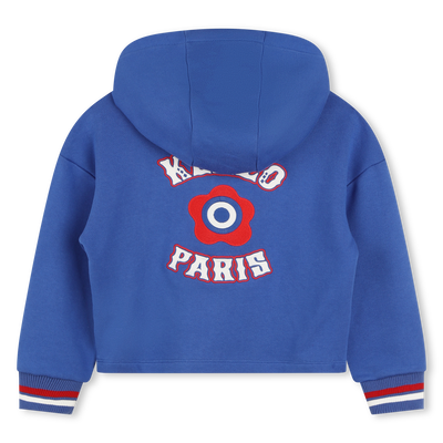 Embroidered hoodie KENZO KIDS GIRL